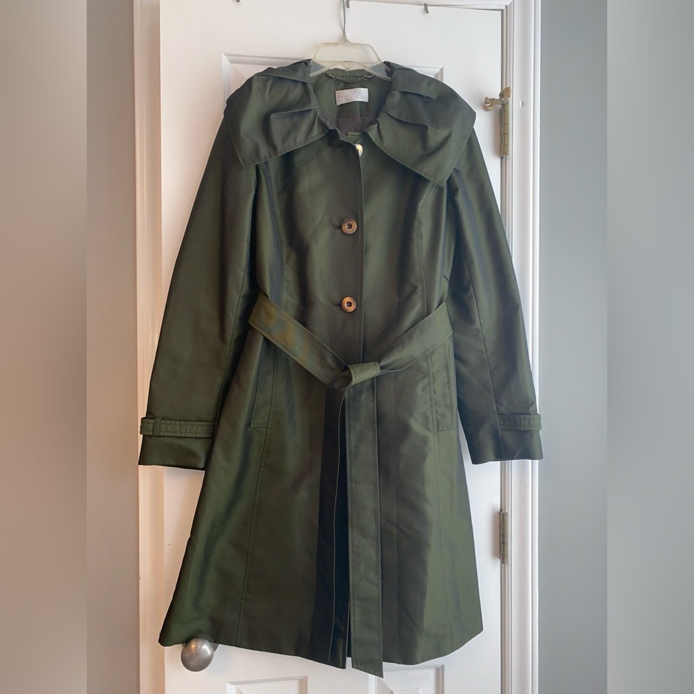 🌟BADGLEY MISCHKA MILATARY GREEN LONG COAT🌟
